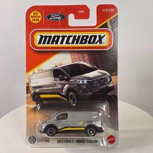 2023 Matchbox Ford E-Transit Custom Die-Cast Model 117/125 1:64 Scale New Sealed